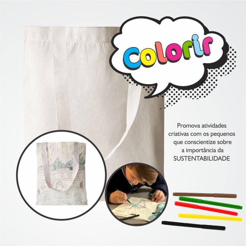 KIT 50 EcoBag Algodão Cru 35x40 sem estampa - Image 5